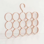 15 Ring Hole Hanger Plastic Hanging Storage, Organizer, Rack Scarf Holder