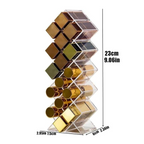 Lipstick Organizer 16 Grids Makeup Organizer Stand Lipstick Desktop Storage