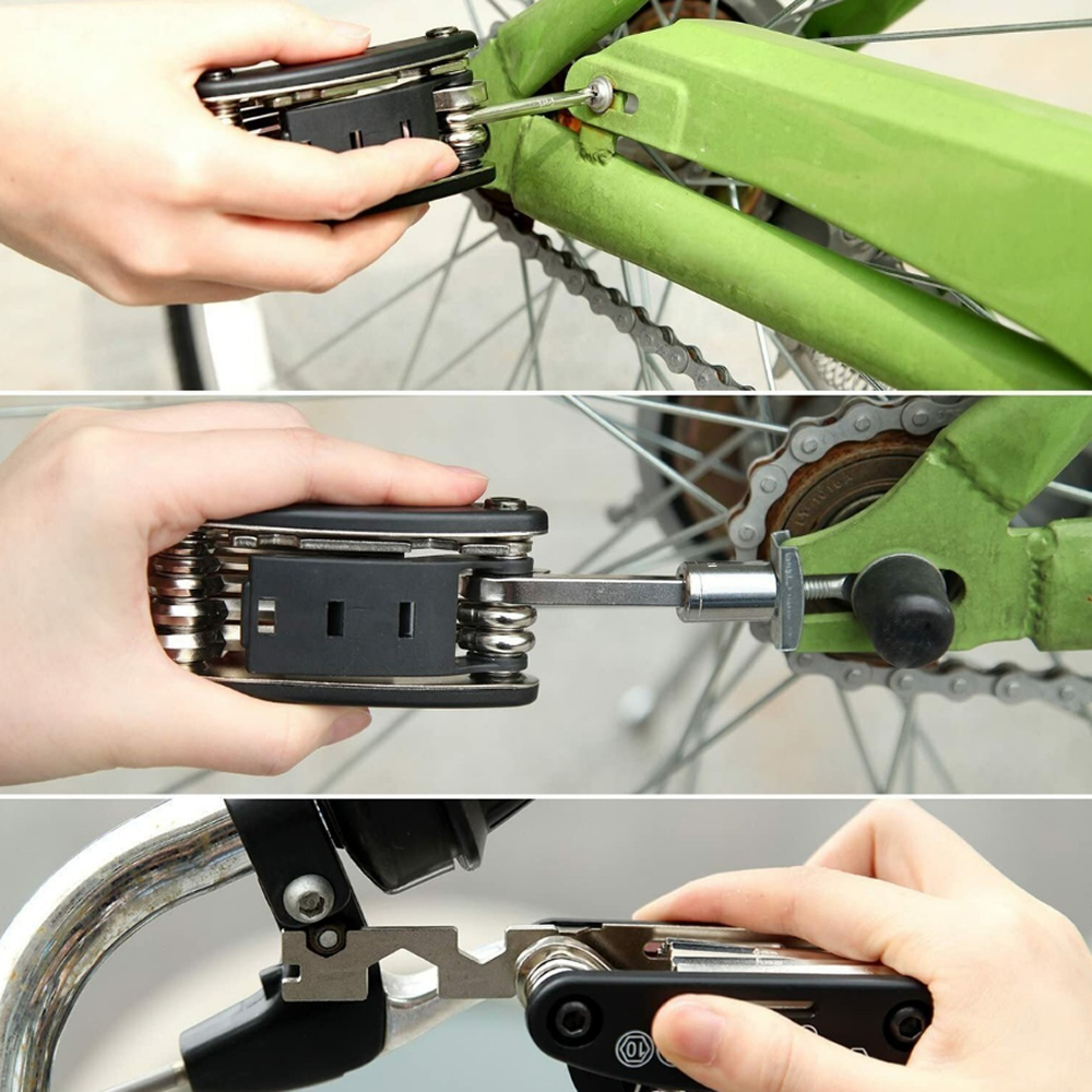 16 in 1 Portable Multifunctional Screwdrivers Kits for Motorcycle Cycling Screwdriver Bicycle Allen Wrench Pocket Tool sets