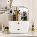 2 Drawer Large-Capacity Makeup Storage Box & Vanity Organizer for skincare and Jwellery
