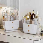 2 Drawer Large-Capacity Makeup Storage Box & Vanity Organizer for skincare and Jwellery