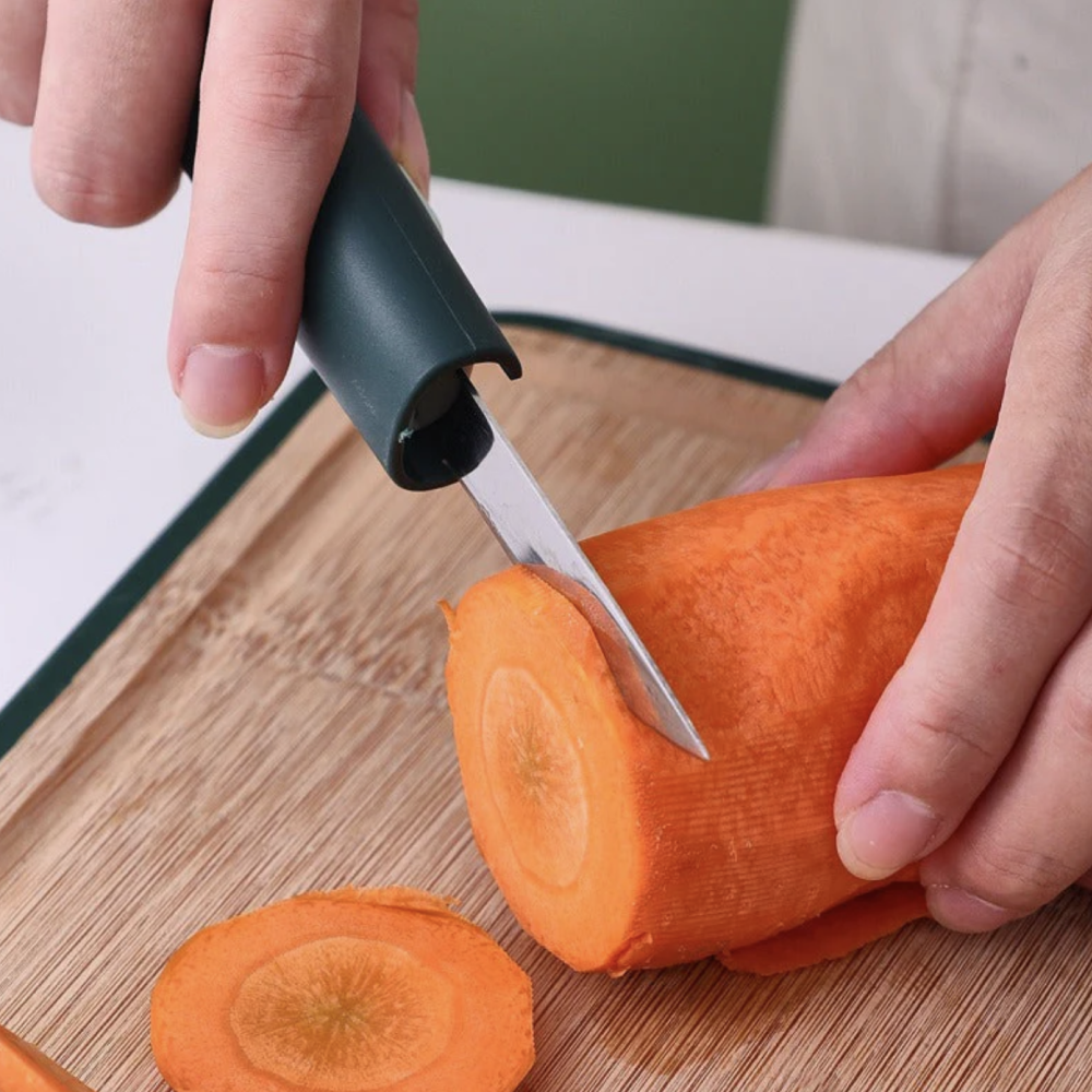 2 in 1 Vegetables And Fruit Peeler Stainless Steel Peeler With Knife Kitchen Tools