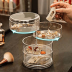 Transparent 4 Layer Rotating Acrylic Jewellery Organizer