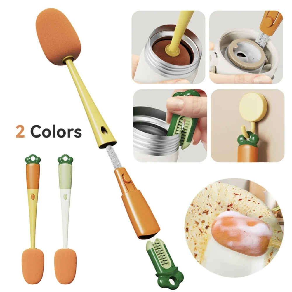 3in1 Sponge With Long Handle