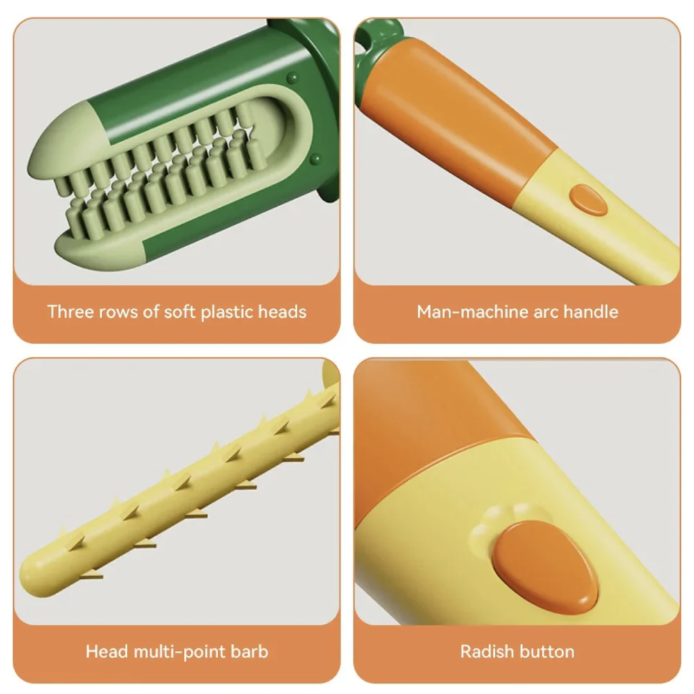 3in1 Sponge With Long Handle