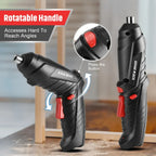 Cordless Electric Rechargeable Screwdriver Set