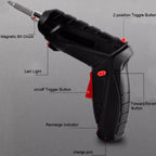 Cordless Electric Rechargeable Screwdriver Set