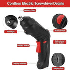 Cordless Electric Rechargeable Screwdriver Set