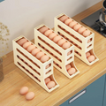 RollDown Egg Dispenser, Automatic 3-Tier Rolling Egg Dispenser