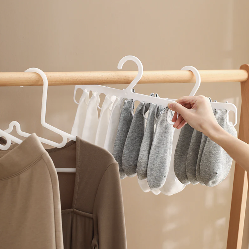 Magic Rotating Hanger 9 Holes Smart Hanger Cloth Organizer