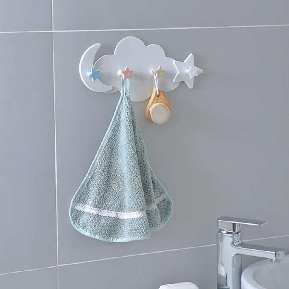 Creative Self Adhesive Star Coud Wall Hook