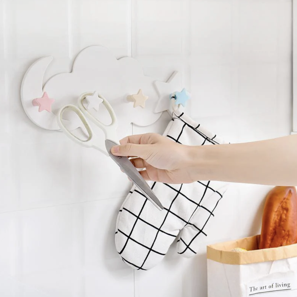 Creative Self Adhesive Star Coud Wall Hook