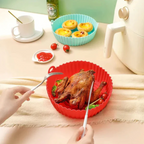 Air Fryer Silicone Griddle Reusable Pot Easy Clean, Non-Stick Oven Baking Tray