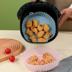 Air Fryer Silicone Griddle Reusable Pot Easy Clean, Non-Stick Oven Baking Tray