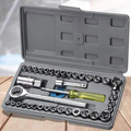 Original Aiwa 40 Piece Toolkit Tool kit Combination Socket Ratchet Wrench Set Tool Kit