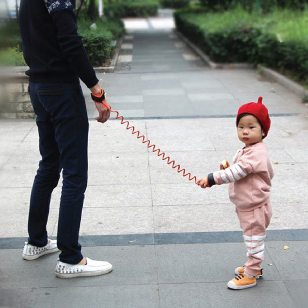 Baby Child Anti Lost Wrist Link Safety Harness Strap Rope Wristband For Toddlers, Kids Loss
