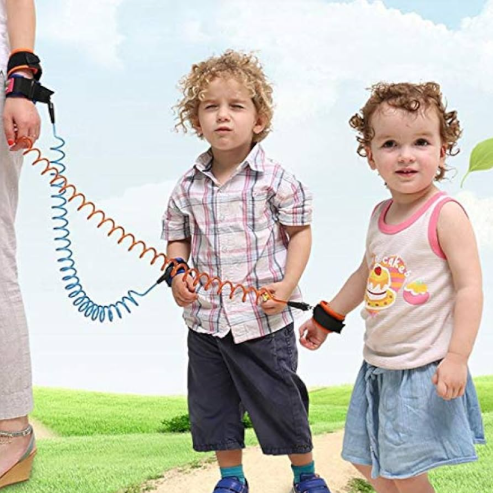 Baby Child Anti Lost Wrist Link Safety Harness Strap Rope Wristband For Toddlers, Kids Loss