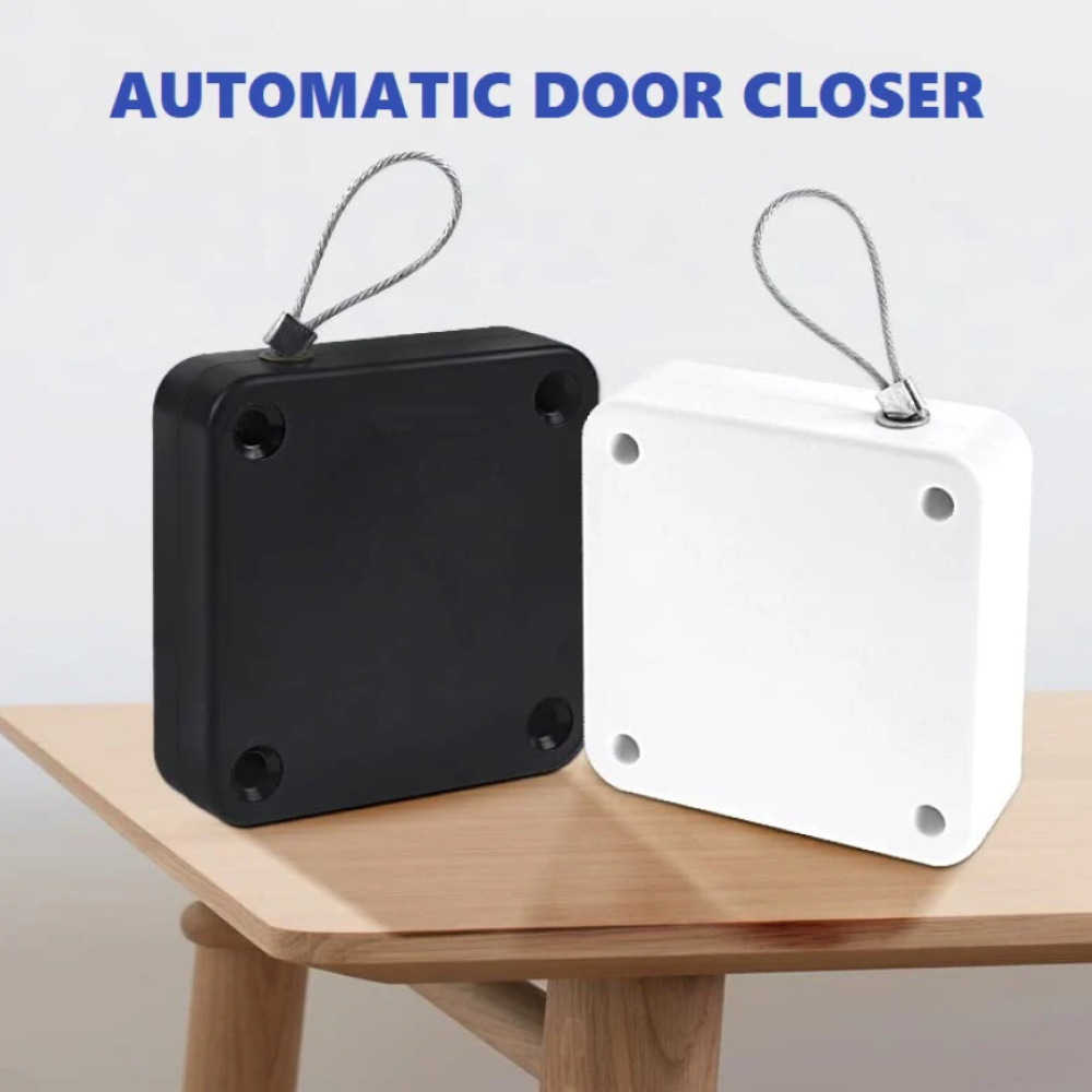 Punch-Free Automatic Sensor Door Closer, Multifunctional Automatic Door Closer
