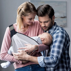 Portable Breathable Baby Carrier Sling with Clip, Baby Soft Carrier Ergonomic Infant Kids bag