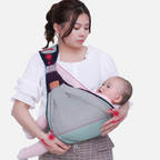 Portable Breathable Baby Carrier Sling with Clip, Baby Soft Carrier Ergonomic Infant Kids bag