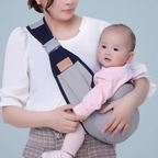 Portable Breathable Baby Carrier Sling with Clip, Baby Soft Carrier Ergonomic Infant Kids bag