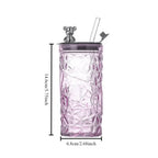 Luxury Bear Cap Transparent Glass Water Cup