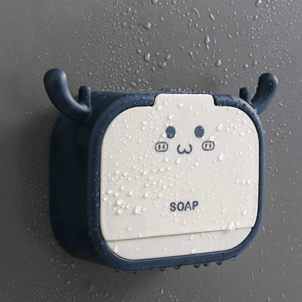 Cat Shape Soap Holder Drain
