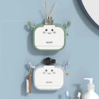Cat Shape Soap Holder Drain