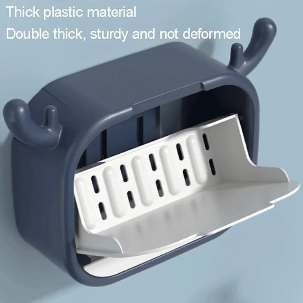Cat Shape Soap Holder Drain