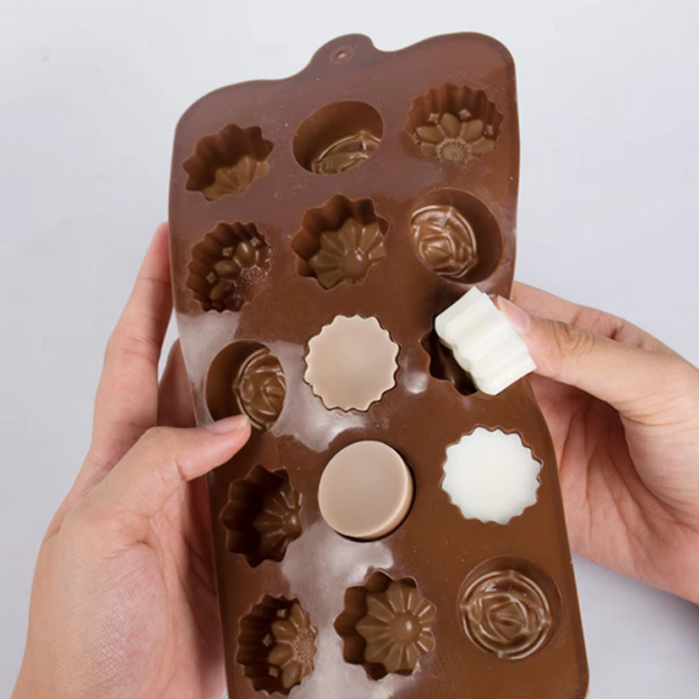 Silicone Cavity Flower Rose candy Chocolate Mould