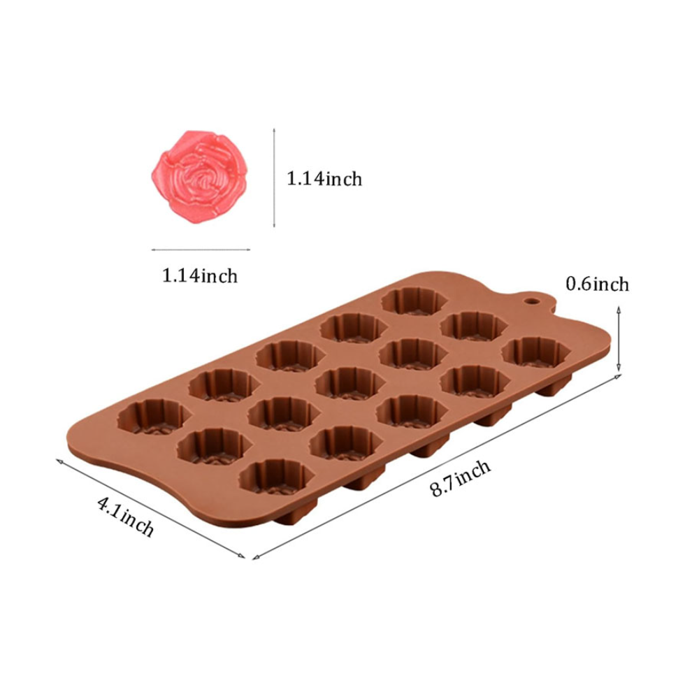 Silicone Cavity Flower Rose candy Chocolate Mould