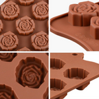 Silicone Cavity Flower Rose candy Chocolate Mould