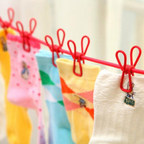 Portable Clothesline with 12 Clothespins, Windproof Travel Stretchy Retractable Elastic Laundry Clothes Line for Laundry Dryer Clothes Rope Clothesline