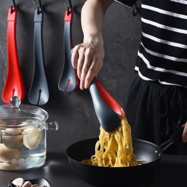 2 In 1 Plastic Colander Spoon and Tong