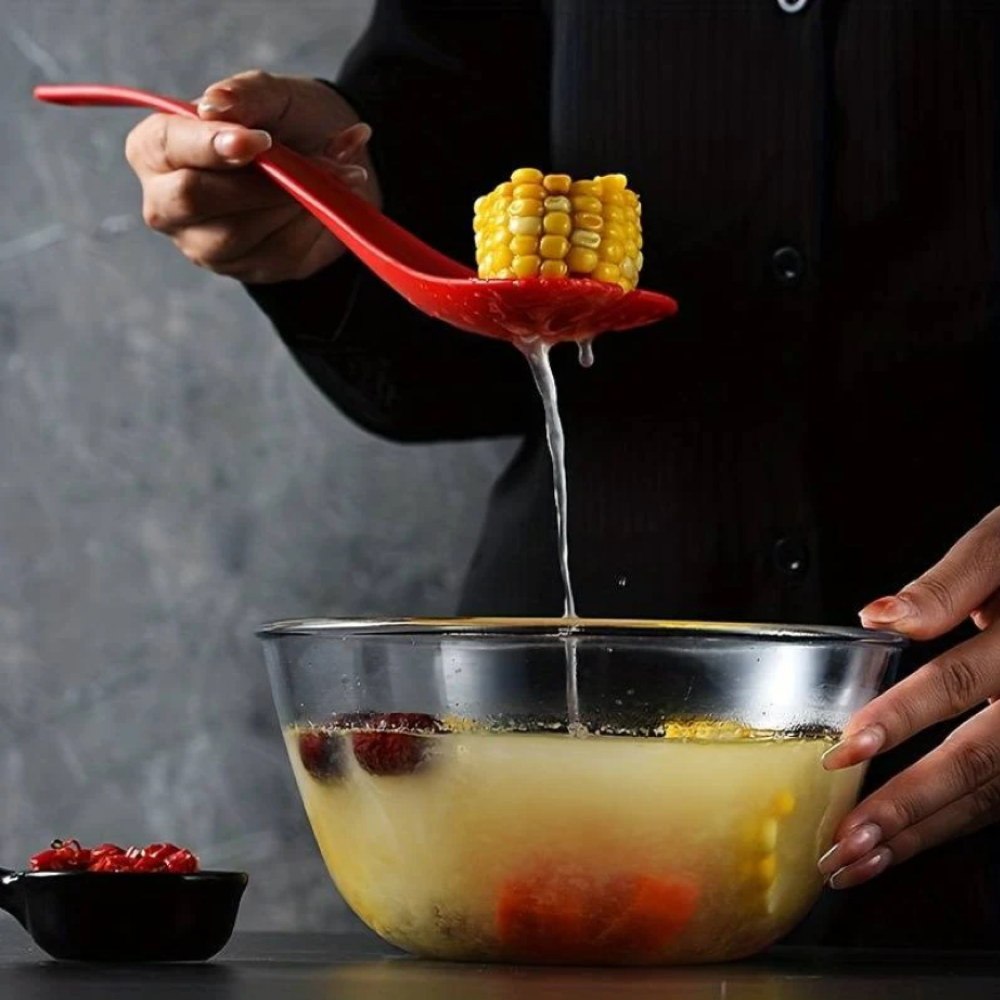 2 In 1 Plastic Colander Spoon and Tong