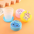 Portable Folding Collapsible Magic Cup Plastic Outdoor Travel Retractable Folding Cup Collapsible Cup Drinking Cup