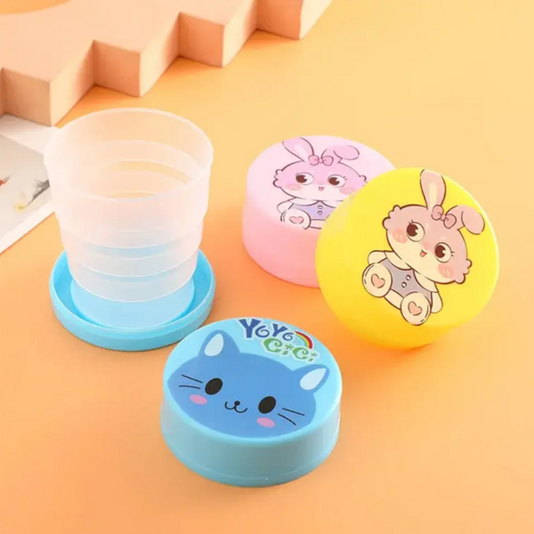 Portable Folding Collapsible Magic Cup Plastic Outdoor Travel Retractable Folding Cup Collapsible Cup Drinking Cup
