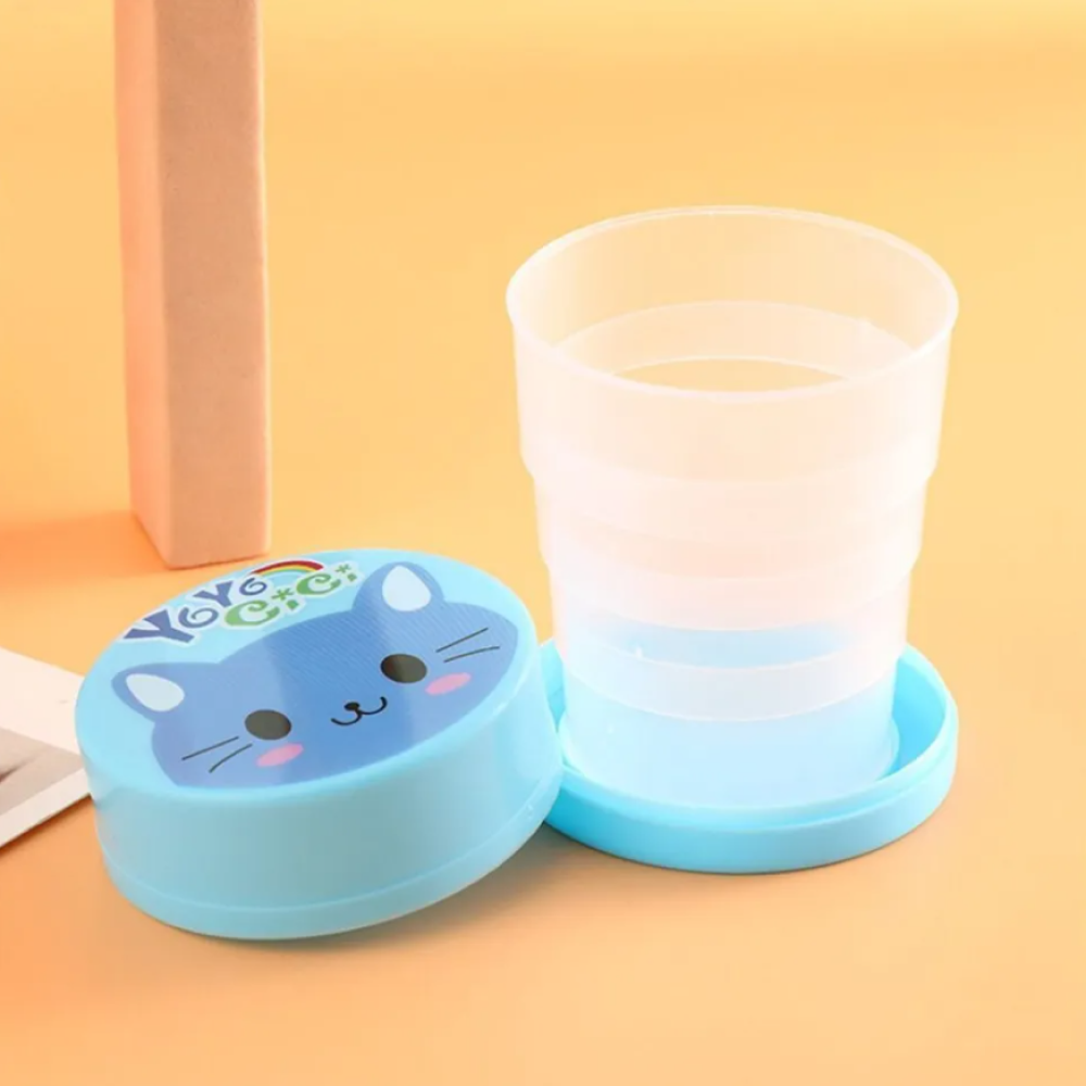 Portable Folding Collapsible Magic Cup Plastic Outdoor Travel Retractable Folding Cup Collapsible Cup Drinking Cup