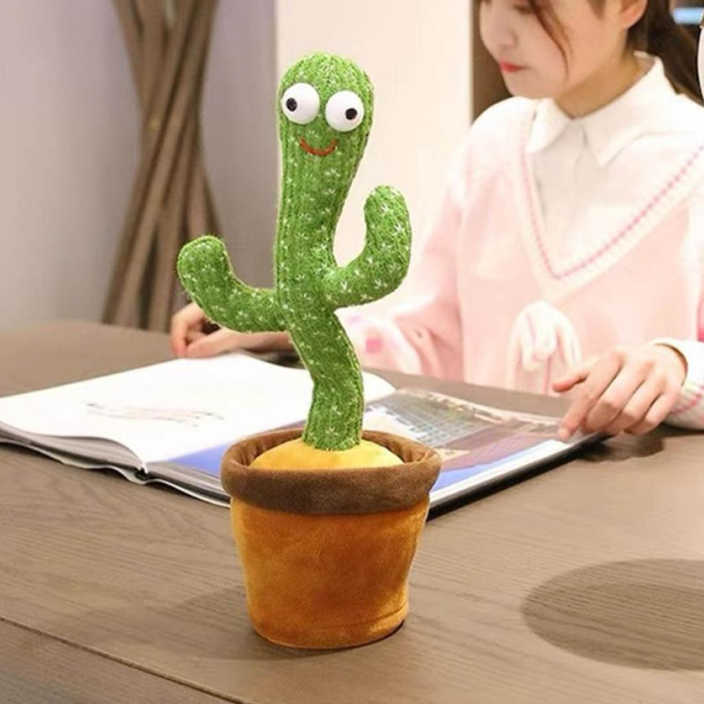 Dancing Talking Cactus Baby Toys, Mimicking Talking Toy