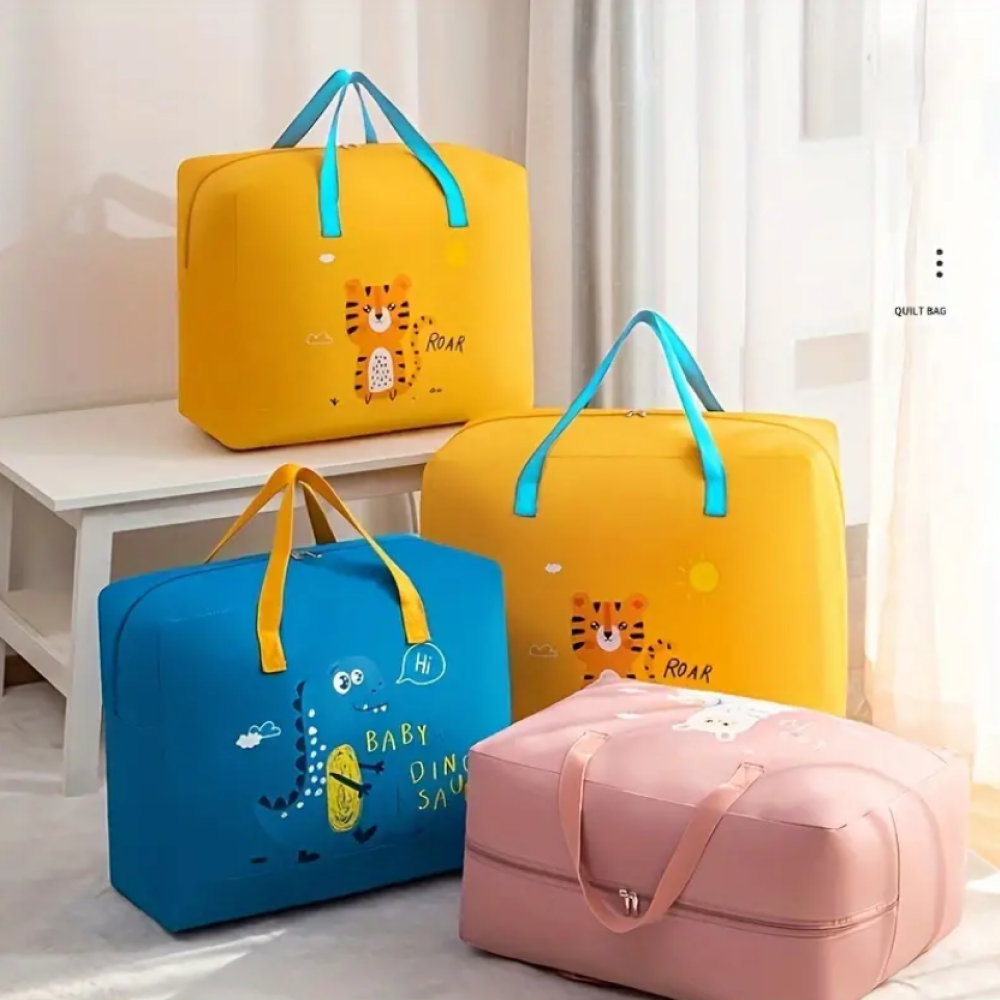 Quilt Storage Baby Cartoon Dinosaur Cloth Organizer and Storage Bags Clothes Organizer