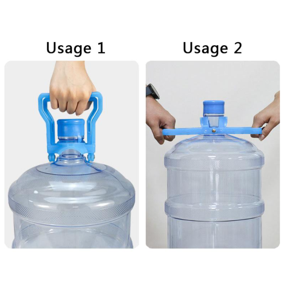19L Water Bottle Handle Lifter, Heavy Duty Easy Double Handle Lift Carrier