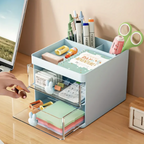 Drawer style pen holder, household office desk, Makeup Organizer with Jewelry and Watch Storage