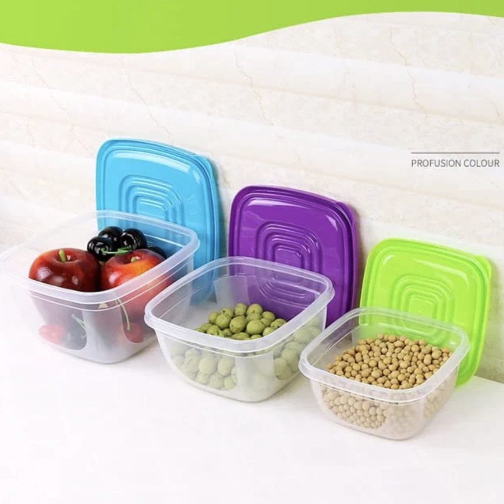 Pack Of 2 Easy Lock Food Container