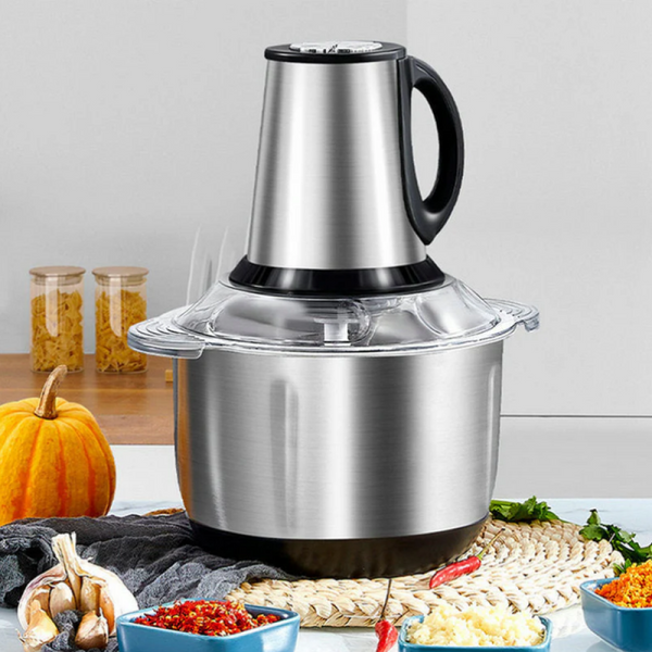 Electric Meat Grinder, Food Processor 2L 3L , Stainless Steel Meat Mixer Food Chopper for Meat, Vegetables, Fruits and Nuts