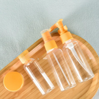 4-Piece Leakproof Travel Bottle Set –Travel Dispenser Bottle Set With Pouch