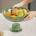 Luxury Crystal Pedestal Fruit Serving Bowl