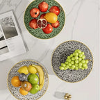 Luxury Crystal Pedestal Fruit Serving Bowl