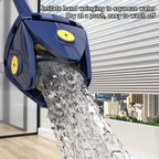 Twist n Squeeze Rotable 4 Leaf Shape Extendable Microfiber Mop For Floor 4 Sided