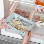 Adjustable Fridge Storage Basket Expandable Fridge Storage Rack