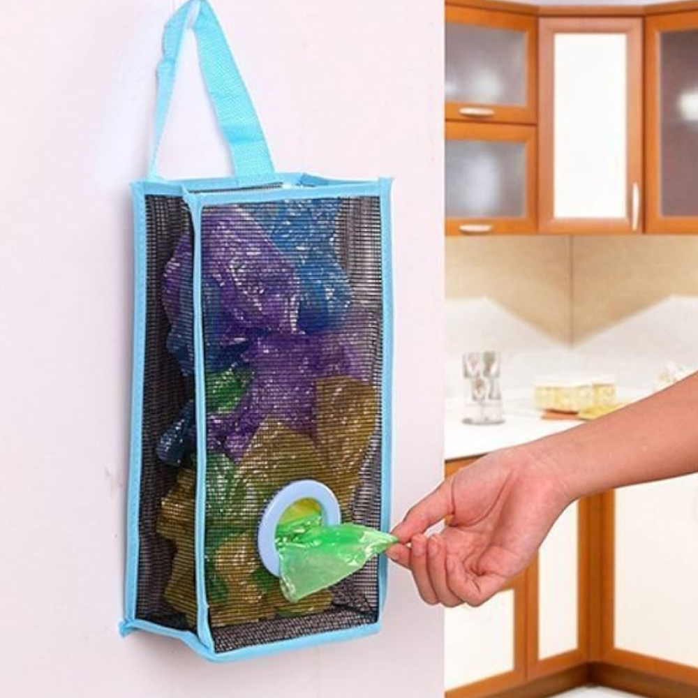 Hanging Garbage Bag Holder Organizer for Kitchen Dispencer